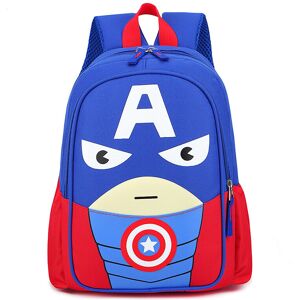 Unbranded (Captain America) Kids Superhero School Bag Spiderman Superman Backpack Rucksack Unbranded (Captain America) Kids Superhero School Bag Spiderman Superman Backpack Rucksack