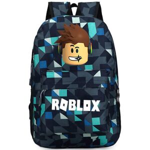 Unbranded (Blue Grid) ROBLOX Game School Bag Backpack Student Casual Backpack Unbranded (Blue Grid) ROBLOX Game School Bag Backpack Student Casual Backpack
