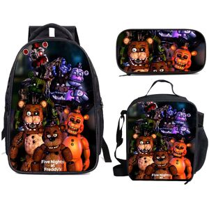 Unbranded (03, 3PCS) Five Nights at Freddy's School Bag Backpack Lunch Bag Pencil Case Kid Unbranded (03, 3PCS) Five Nights at Freddy's School Bag Backpack Lunch Bag Pencil Case Kid