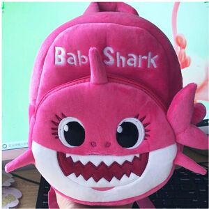 Unbranded (RoseRed) Baby Shark Children's Backpack Soft Plush School Bag Unbranded (RoseRed) Baby Shark Children's Backpack Soft Plush School Bag