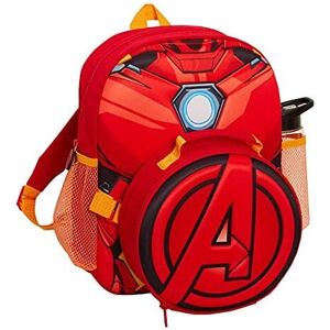 Marvel Kids Iron Man Backpack with Avengers Insulated Lunch Bag Cooler Water Bottle Off Marvel Kids Iron Man Backpack with Avengers Insulated Lunch Bag Cooler Water Bottle Off