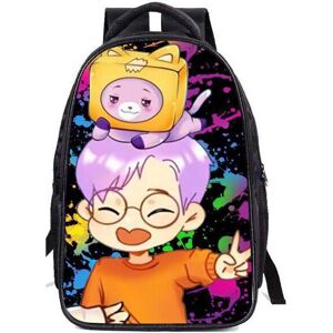 Unbranded (Purple, Knapsack) Lankybox Backpack 3d Printing Casual School Bags For Teenage Unbranded (Purple, Knapsack) Lankybox Backpack 3d Printing Casual School Bags For Teenage