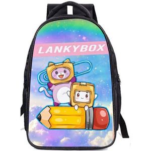 Unbranded (Colour, Knapsack) Lankybox Backpack 3d Printing Casual School Bags For Teenage Unbranded (Colour, Knapsack) Lankybox Backpack 3d Printing Casual School Bags For Teenage