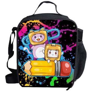 Unbranded (Blue, Meal Bag) Lankybox backpack 3D printing casual school bag children gift Unbranded (Blue, Meal Bag) Lankybox backpack 3D printing casual school bag children gift