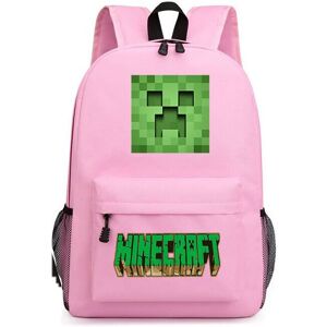 Unbranded (Pink) Minecraft Backpack For Teenagers Kids Boys Children Student School Bags U Unbranded (Pink) Minecraft Backpack For Teenagers Kids Boys Children Student School Bags U
