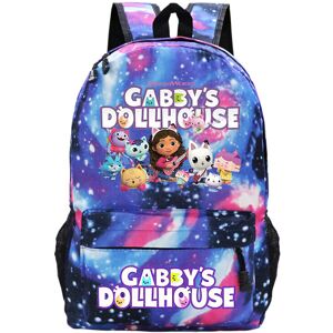 Unbranded (Blue) Gabbys Backpack Dollhouse Schoolbag Students Kids Boys Kindergarten Girls Unbranded (Blue) Gabbys Backpack Dollhouse Schoolbag Students Kids Boys Kindergarten Girls