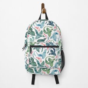 Famgem Backpack Dragon fire blue green School Bag Travel 15" Famgem Backpack Dragon fire blue green School Bag Travel 15"