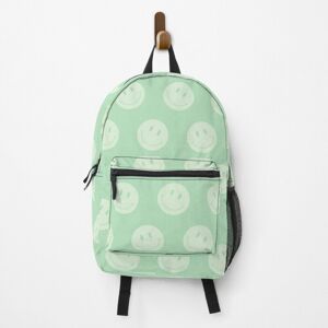 Famgem Backpack Sage Green, Smile, Happy Face, Pattern, Smile Face Aesthetic School Bag Famgem Backpack Sage Green, Smile, Happy Face, Pattern, Smile Face Aesthetic School Bag