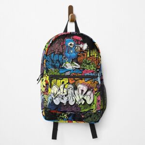 Famgem Backpack Synr 70s Retro Comic Graffiti Print School Bag Travel 15" Famgem Backpack Synr 70s Retro Comic Graffiti Print School Bag Travel 15"