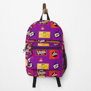 Famgem Backpack Willy Wonka Chocolate Pack School Bag Travel 15" Famgem Backpack Willy Wonka Chocolate Pack School Bag Travel 15"