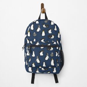 Famgem Backpack Cute Penguin Pattern (Dark Blue Variant) School Bag Travel 15" Famgem Backpack Cute Penguin Pattern (Dark Blue Variant) School Bag Travel 15"
