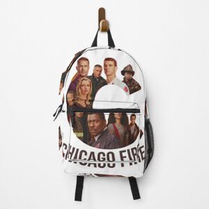 Famgem Backpack Chicago fire characters cast logo School Bag Travel 15" Famgem Backpack Chicago fire characters cast logo School Bag Travel 15"