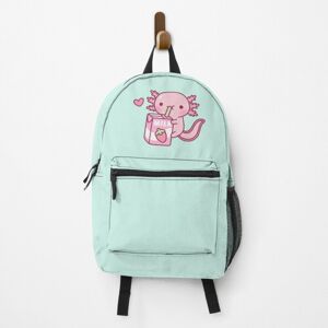Famgem Backpack Cute Axolotl Loves Strawberry Milk Doodle School Bag Travel 15" Famgem Backpack Cute Axolotl Loves Strawberry Milk Doodle School Bag Travel 15"