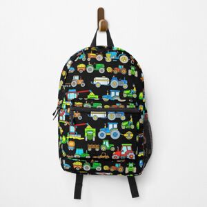 Famgem Backpack Tractors farm vehicles School Bag Travel 15" Famgem Backpack Tractors farm vehicles School Bag Travel 15"
