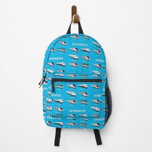 Famgem Backpack Japanese Shinkansen Bullet Trains School Bag Travel 15" Famgem Backpack Japanese Shinkansen Bullet Trains School Bag Travel 15"