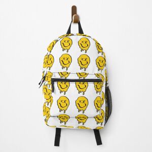 Famgem Backpack Funny Crossed Eyes Drippy Smiley Face Melting School Bag Travel 15" Famgem Backpack Funny Crossed Eyes Drippy Smiley Face Melting School Bag Travel 15"