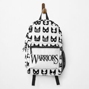 Famgem Backpack Warrior Cats Pattern (White and Black) School Bag Travel 15" Famgem Backpack Warrior Cats Pattern (White and Black) School Bag Travel 15"