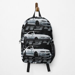 Famgem Skyline R34 GTR Backpack - 15in Laptop, School & Travel Bag Lightweight Durabl Famgem Skyline R34 GTR Backpack - 15in Laptop, School & Travel Bag Lightweight Durabl