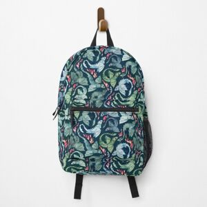 Famgem Backpack Dragon fire dark blue green School Bag Travel 15" Famgem Backpack Dragon fire dark blue green School Bag Travel 15"
