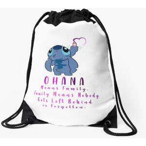Famgem Drawstring Bag Lilo and Stitch Ohana Sport Gym Shoe Backpack Famgem Drawstring Bag Lilo and Stitch Ohana Sport Gym Shoe Backpack