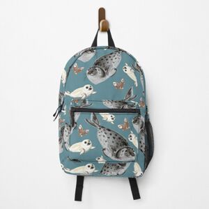 Famgem Backpack Common seal School Bag Travel 15" Famgem Backpack Common seal School Bag Travel 15"