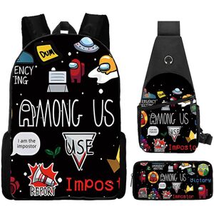 Unbranded Among Us Game Peripheral Anime Backpack Among Us Student Schoolbag Space Werewol Unbranded Among Us Game Peripheral Anime Backpack Among Us Student Schoolbag Space Werewol