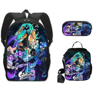 Unbranded (Style 10) Splatoon 3 Game 3pcs/set Backpack Game Anime Printed School Bag Adul Unbranded (Style 10) Splatoon 3 Game 3pcs/set Backpack Game Anime Printed School Bag Adul