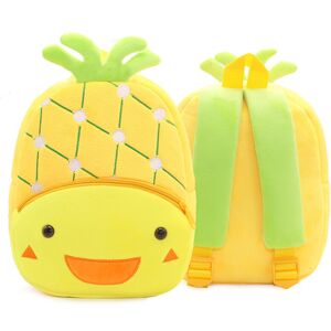 Unbranded (Pineapple) Fashion Backpack Childrens Cute Cartoon Plush Fruit Shape Kindergart Unbranded (Pineapple) Fashion Backpack Childrens Cute Cartoon Plush Fruit Shape Kindergart