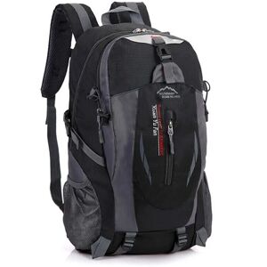 Unbranded (Black) Large Waterproof Backpack 40L Bag Camping Walking Hiking Outdoor Travel Unbranded (Black) Large Waterproof Backpack 40L Bag Camping Walking Hiking Outdoor Travel