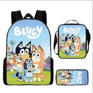 Unbranded (11) 3pcs Bluey Children School Backpack Kids Casual Bag Schoolbag Lunch Bag Pen Unbranded (11) 3pcs Bluey Children School Backpack Kids Casual Bag Schoolbag Lunch Bag Pen
