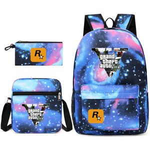 Unbranded (style 9) GTA 5 Starry Sky Backpack Youth Travel School Bag Double Shoulder Unbranded (style 9) GTA 5 Starry Sky Backpack Youth Travel School Bag Double Shoulder