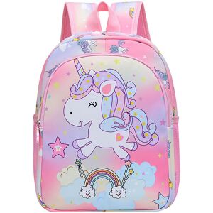 Unbranded (Pink) And Cute Playful Cartoon Unicorn Childrens Backpack With Curved Straps Unbranded (Pink) And Cute Playful Cartoon Unicorn Childrens Backpack With Curved Straps