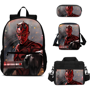 MAYJAM Star Wars Darth Maul School Backpack Insultaed Lunch Bag Crossbody Bag Pen Box-- MAYJAM Star Wars Darth Maul School Backpack Insultaed Lunch Bag Crossbody Bag Pen Box--