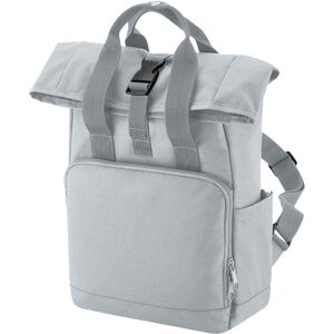 (One Size, Light Grey) Bagbase Unisex Adult Mini Recycled Twin Handle Backpack (One Size, Light Grey) Bagbase Unisex Adult Mini Recycled Twin Handle Backpack