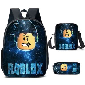 Unbranded (Style E) 3pcs Roblox Schoolbag Lunch Bag Pencil Case Set Backpack Kids Educatio Unbranded (Style E) 3pcs Roblox Schoolbag Lunch Bag Pencil Case Set Backpack Kids Educatio