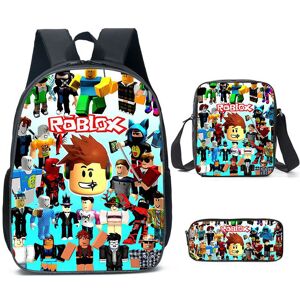 Unbranded (Style D) 3pcs Roblox Schoolbag Lunch Bag Pencil Case Set Backpack Kids Educatio Unbranded (Style D) 3pcs Roblox Schoolbag Lunch Bag Pencil Case Set Backpack Kids Educatio