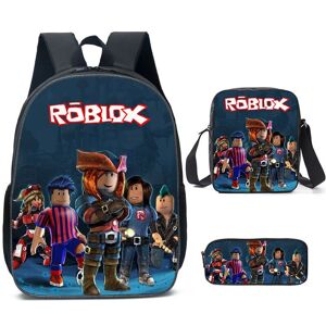 Unbranded (Style G) 3pcs Roblox Schoolbag Lunch Bag Pencil Case Set Backpack Kids Educatio Unbranded (Style G) 3pcs Roblox Schoolbag Lunch Bag Pencil Case Set Backpack Kids Educatio