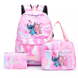 SRJ STAR (04) 3pcs Lilo Stitch Angel Backpack Kids Boys Girls School Bag Lunch Bag Pencil SRJ STAR (04) 3pcs Lilo Stitch Angel Backpack Kids Boys Girls School Bag Lunch Bag Pencil