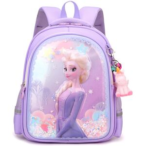 Unbranded (Purple Elsa) Charming Backpack Childrens With Hard Shell Design And Cute Anime Unbranded (Purple Elsa) Charming Backpack Childrens With Hard Shell Design And Cute Anime