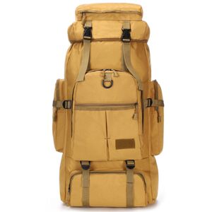 GreenZech (Khaki) 75L Climbing Bags Outdoor Camping Hiking Tactical Backpack Rucksack Wate GreenZech (Khaki) 75L Climbing Bags Outdoor Camping Hiking Tactical Backpack Rucksack Wate
