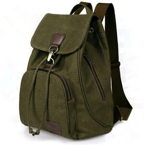 Unbranded (Army Green) Casual Bucket Daypack Backpacks Large Capacity Schoolbag With Side Unbranded (Army Green) Casual Bucket Daypack Backpacks Large Capacity Schoolbag With Side