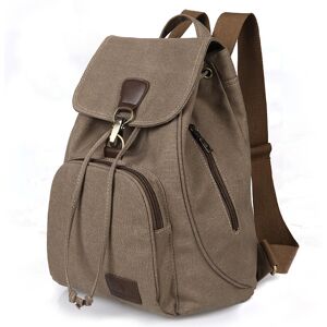 Unbranded (Coffee) Casual Bucket Daypack Backpacks Large Capacity Schoolbag With Side Zipp Unbranded (Coffee) Casual Bucket Daypack Backpacks Large Capacity Schoolbag With Side Zipp