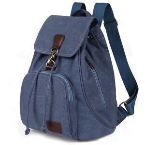 Unbranded (Lake Blue) Casual Bucket Daypack Backpacks Large Capacity Schoolbag With Side Z Unbranded (Lake Blue) Casual Bucket Daypack Backpacks Large Capacity Schoolbag With Side Z