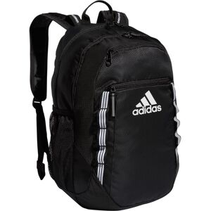 adidas Excel 6 Backpack Black/White 3 Stripe Webbing One Size adidas Excel 6 Backpack Black/White 3 Stripe Webbing One Size