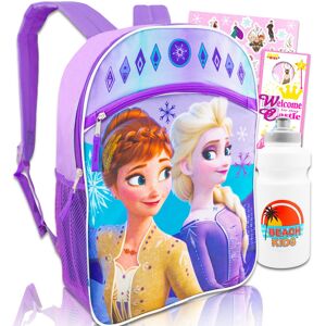 Disney Frozen Backpack for Girls - 16"""" Frozen Backpack Water Bottle Sticker Disney Frozen Backpack for Girls - 16"""" Frozen Backpack Water Bottle Sticker