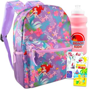 Disney Little Mermaid Backpack Kids - Bundle with 16"""" Ariel Backpack Water B Disney Little Mermaid Backpack Kids - Bundle with 16"""" Ariel Backpack Water B