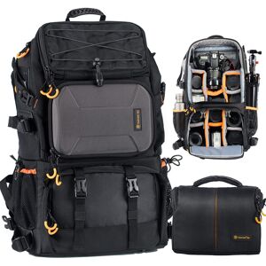 TARION Pro 2 Bags in 1 Camera Backpack Large with 15.6 Laptop Compartment Waterp TARION Pro 2 Bags in 1 Camera Backpack Large with 15.6 Laptop Compartment Waterp