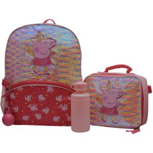 Peppa Pig Girls 4 Piece Backpack Set for Preschool & Kindergarten Flip Sequin 1 Peppa Pig Girls 4 Piece Backpack Set for Preschool & Kindergarten Flip Sequin 1