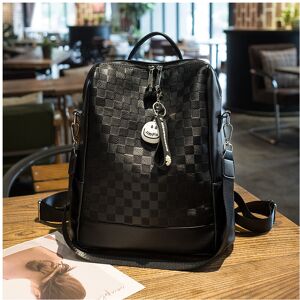 Unbranded (Black) And Stylish Trendy Large Capacity Pu Leather Backpack Perfect Women For Unbranded (Black) And Stylish Trendy Large Capacity Pu Leather Backpack Perfect Women For