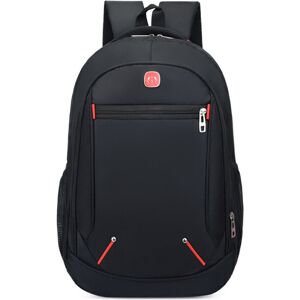 Unbranded (black) Large-capacity Student School Bag Casual Solid Color Backpack Material O Unbranded (black) Large-capacity Student School Bag Casual Solid Color Backpack Material O